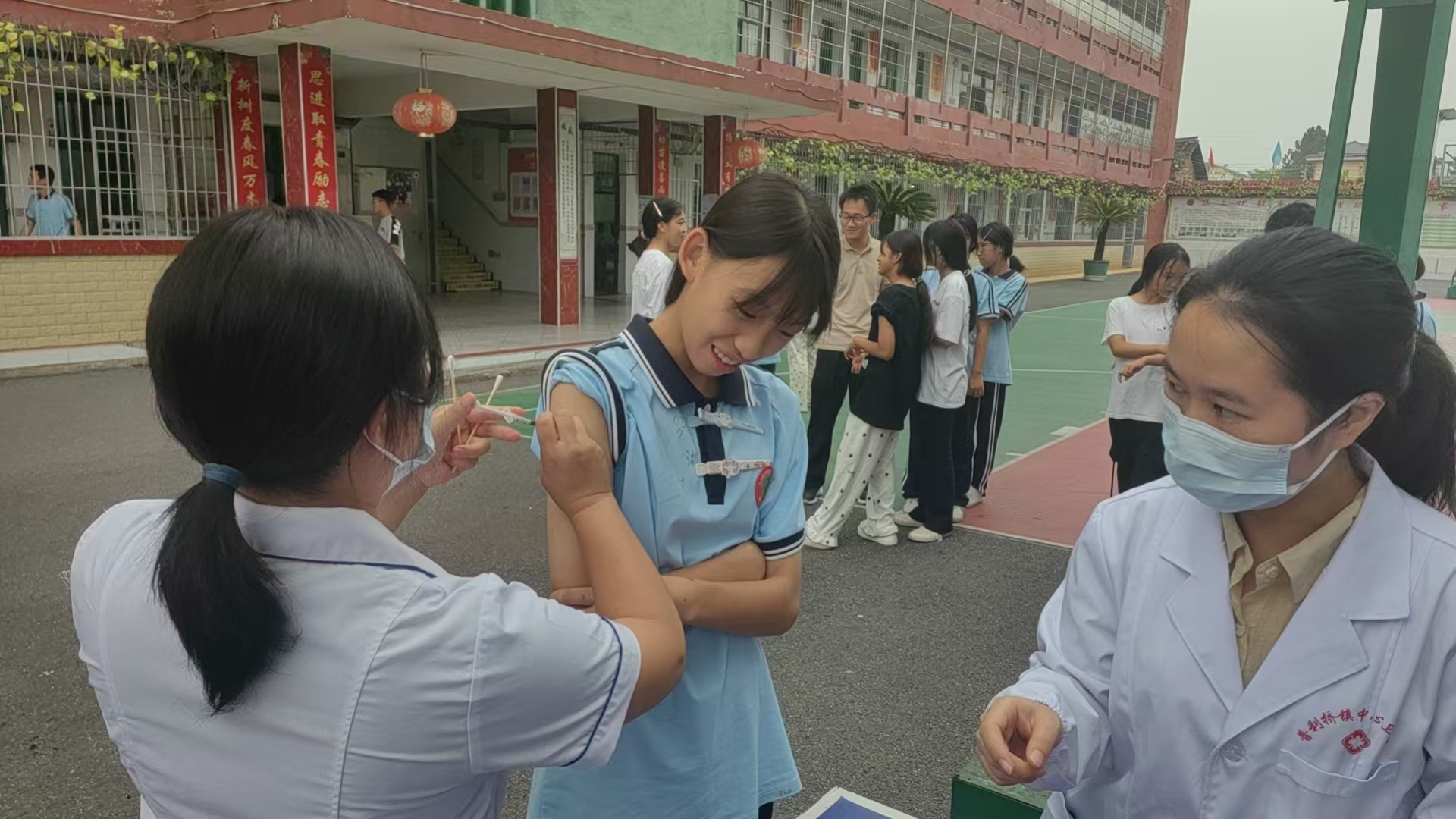 冷水滩区紧密型医共体建设│疫苗护成长!普利桥镇中心卫生院开展校园免费HPV疫苗接种服务 冷水滩区紧密型医共体建设│疫苗护成长!普利桥镇中心卫生院开展校园免费HPV疫苗接种服务